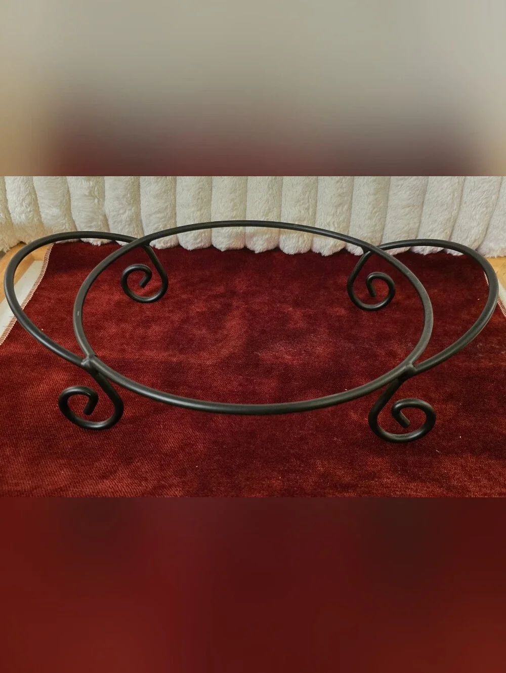 Vintage Riviera Van Beers Home Grown Ceramic Deep Pie Dish Basketweave Cradle